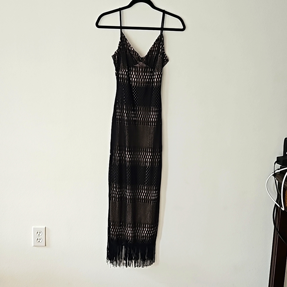 Crochet fitted maxi